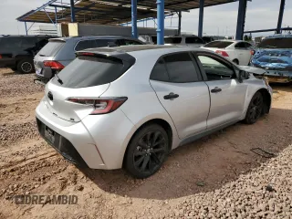 2022 Toyota Corolla Hatchback SE with VIN JTND4MBE0N3154215, listed as a Copart auction lot 49514645 with 45,997 mi miles and Salvage Title. Bid and sale history available at carsss.com. Image 3.