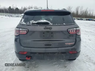 2017 Jeep Compass Trailhawk с VIN 3C4NJDDB5HT667425, выставлен на аукционе Copart как лот 42930605 с пробегом 65 982 миль миль и Списание • Salvage title. История ставок и продаж доступна на DreamBid. Изображение 6.