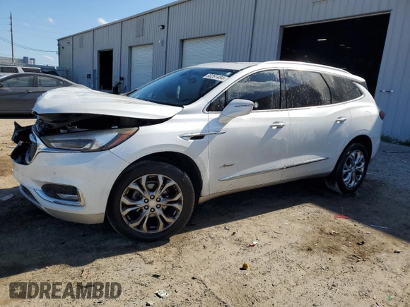 2018 Buick Enclave Avenir with VIN 5GAERDKWXJJ160131, listed as a Copart auction lot 80261484 with 114,059 mi miles and Salvage Title. Bid and sale history available at DreamBid. Image 1.
