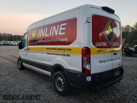 2022 Ford Transit Cargo with VIN 1FTBR1C81NKA73847, listed as a Copart auction lot 44727975 with 81,869 mi miles and Salvage title. Bid and sale history available at DreamBid. Image 2.