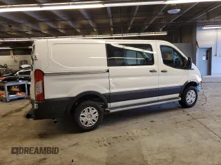 2024 Ford Transit Cargo with VIN 1FTBR1Y88RKA70197, listed as a Copart auction lot 76137834 with Not Provided miles and Clean Title. Bid and sale history available at DreamBid. Image 3.
