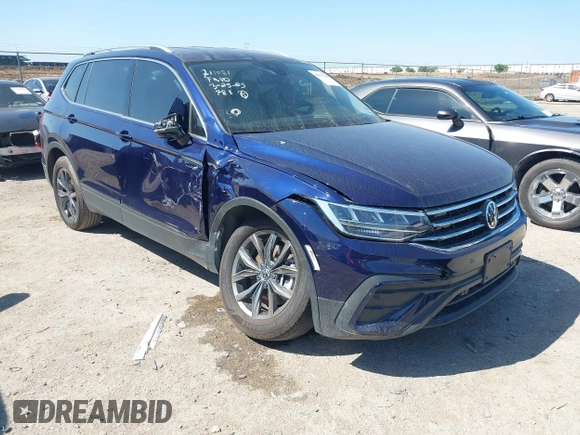 2023 Volkswagen Tiguan SE с VIN 3VV3B7AX6PM106893, выставлен на аукционе IAAI как лот 41971785 с пробегом 31 718 миль миль и . История ставок и продаж доступна на DreamBid. Изображение 1.