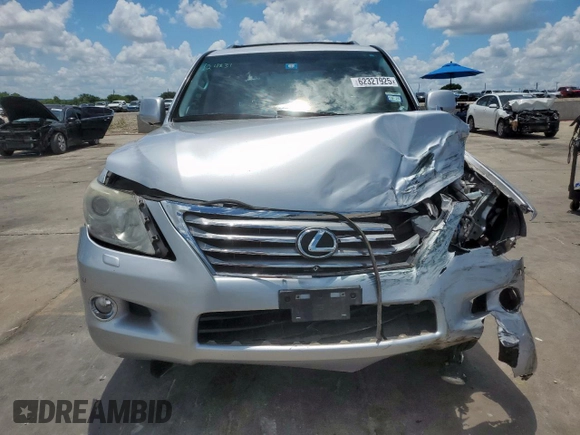 2011 Lexus LX 570 with VIN JTJHY7AX4B4061716, listed as a Copart auction lot 62327925 with 141,382 mi miles and Salvage title. Bid and sale history available at DreamBid. Image 5.