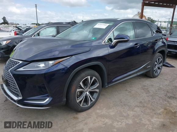 2020 Lexus RX 450h с VIN 2T2HGMDA6LC047628, выставлен на аукционе IAAI как лот 41932960 с пробегом 26 807 миль миль и . История ставок и продаж доступна на DreamBid. Изображение 2.