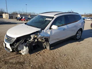 2016 Chevrolet Traverse LT with VIN 1GNKRGKD6GJ292045, listed as a Copart auction lot 50424205 with 160,450 mi miles and Salvage Title. Bid and sale history available at DreamBid. Image 1.
