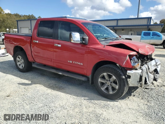 2005 Nissan Titan SE with VIN 1N6BA07B35N540656, listed as a Copart auction lot 78911104 with 161,991 mi miles and Salvage Title. Bid and sale history available at DreamBid. Image 4.