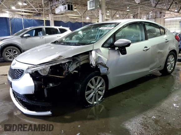 2014 Kia Forte EX with VIN KNAFX4A89E5051098, listed as a Copart auction lot 44071025 with 97,908 mi miles and Clean Title. Bid and sale history available at carsss.com. Image 1.
