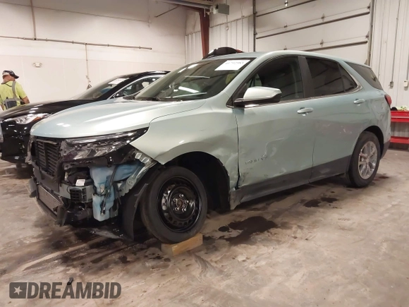 2022 Chevrolet Equinox LT with VIN 2GNAXKEV6N6112484, listed as a IAAI auction lot 41792583 with 104,910 mi miles and . Bid and sale history available at DreamBid. Image 2.