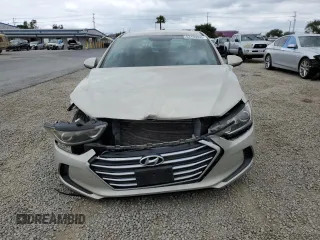 2017 Hyundai Elantra SE with VIN KMHD74LF9HU407819, listed as a Copart auction lot 53100995 with 100,966 mi miles and Salvage title. Bid and sale history available at DreamBid. Image 5.