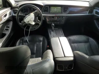 2017 Genesis G80 3.8L with VIN KMHGN4JE9HU190186, listed as a Copart auction lot 78520824 with 187,490 mi miles and Salvage Title. Bid and sale history available at carsss.com. Image 8.