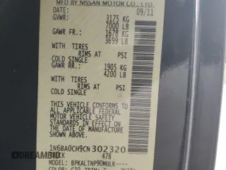 2012 Nissan Titan SE with VIN 1N6BA0CH9CN302320, listed as a Copart auction lot 44898205 with 204,454 mi miles and Clean Title. Bid and sale history available at carsss.com. Image 12.