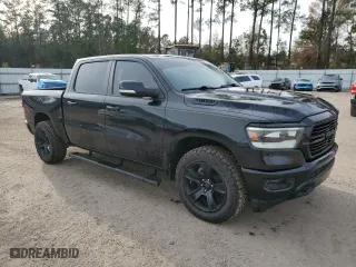 2020 Ram 1500 Big Horn with VIN 1C6RRFFG5LN268299, listed as a Copart auction lot 82467744 with 84,673 mi miles and Salvage Title. Bid and sale history available at carsss.com. Image 4.