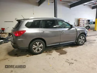 2017 Nissan Pathfinder SV with VIN 5N1DR2MM4HC695511, listed as a Copart auction lot 53692755 with 90,148 mi miles and Salvage title. Bid and sale history available at DreamBid. Image 3.
