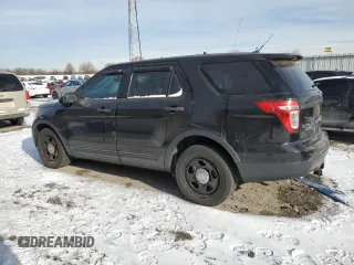 2013 Ford Utility Police Interceptor with VIN 1FM5K8AR7DGA68381, listed as a Copart auction lot 87553175 with 175,675 mi miles and Clean Title. Bid and sale history available at carsss.com. Image 2.