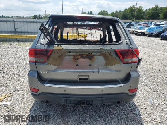 2013 Jeep Grand Cherokee Overland with VIN 1C4RJFCT1DC568100, listed as a Copart auction lot 67748514 with 0 mi miles and Non Repairable. Bid and sale history available at carsss.com. Image 6.
