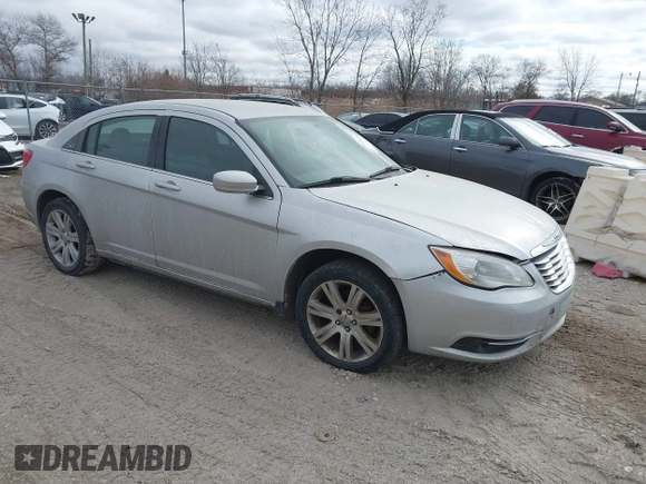 2012 Chrysler 200 Touring with VIN 1C3CCBBB7CN101868, listed as a IAAI auction lot 41502180 with 185,945 mi miles. Bid and sale history available at carsss.com. Image 1.