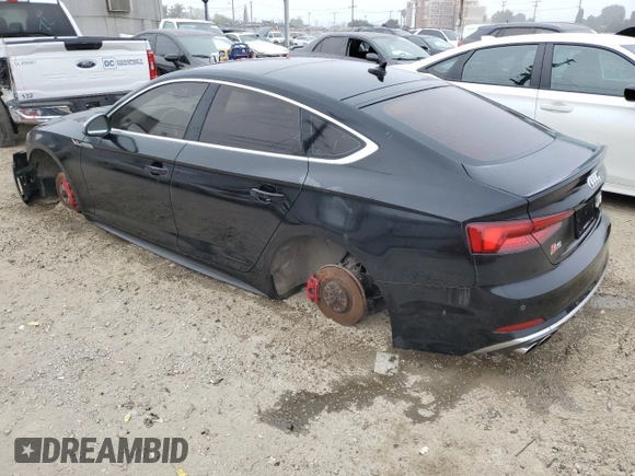 2019 Audi S5 Sportback Premium Plus z VIN WAUB4CF53KA014745, wystawiony jako Copart lot #45696685 z przebiegiem 71 446 mil mil oraz Czysty tytuł • Clean title. Historia ofert i sprzedaży dostępna na DreamBid. Obrazek 2.