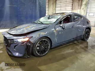 2024 Mazda 3 S Carbon Edition with VIN JM1BPBLM2R1709387, listed as a Copart auction lot 52748755 with 25,380 mi miles and Non Repairable. Bid and sale history available at DreamBid. Image 1.