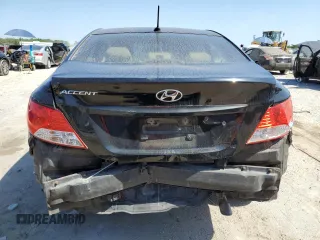 2013 Hyundai Accent GLS with VIN KMHCU4AE4DU316336, listed as a Copart auction lot 53473585 with 139,140 mi miles and Salvage Title. Bid and sale history available at carsss.com. Image 6.