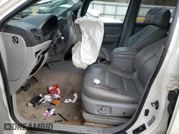 2005 Kia Sorento LX with VIN KNDJD733955439277, listed as a Copart auction lot 44465875 with 0 mi miles and Salvage Title. Bid and sale history available at carsss.com. Image 7.