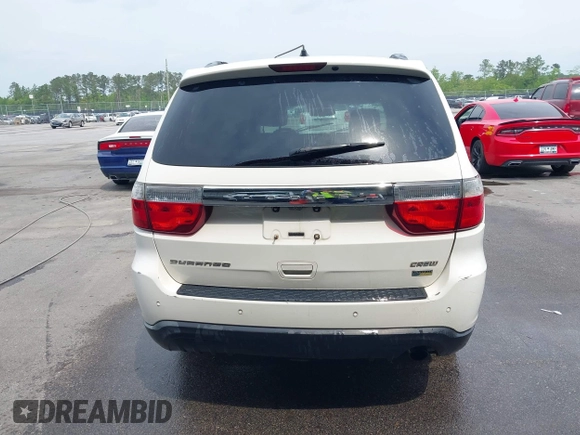 2012 Dodge Durango Crew with VIN 1C4RDHDG9CC152766, listed as a IAAI auction lot 42038931 with 288,545 mi miles and . Bid and sale history available at DreamBid. Image 16.