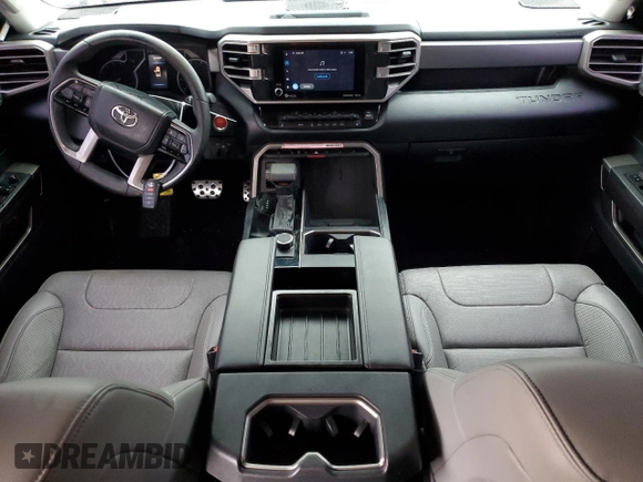 2022 Toyota Tundra SR5 with VIN 5TFLA5AB7NX016542, listed as a Copart auction lot 43166095 with 34,957 mi miles and Salvage title. Bid and sale history available at DreamBid. Image 8.