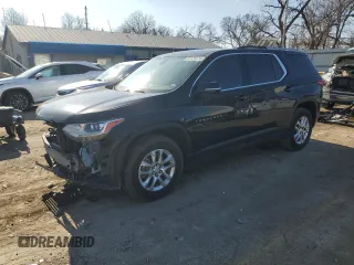 2018 Chevrolet Traverse LT Cloth with VIN 1GNERGKW4JJ282412, listed as a Copart auction lot 87039574 with 108,093 mi miles and Salvage Title. Bid and sale history available at carsss.com. Image 1.