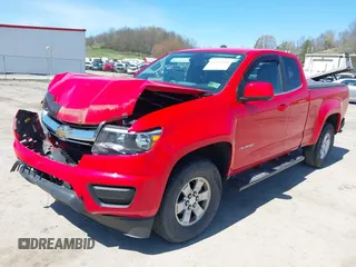 2019 Chevrolet Colorado 4WD Work Truck with VIN 1GCHTBEA5K1255781, listed as a IAAI auction lot 41983838 with 62,972 mi miles. Bid and sale history available at carsss.com. Image 2.