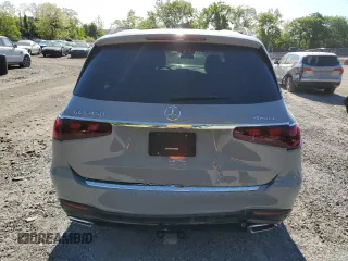 2025 Mercedes-Benz GLS 450 z VIN 4JGFF5KE9SB365827, wystawiony jako Copart lot #57504285 z przebiegiem 1 544 mil mil oraz Szkoda całkowita • Salvage title. Historia ofert i sprzedaży dostępna na DreamBid. Obrazek 6.
