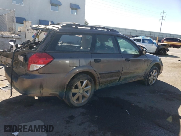 2008 Subaru Outback i z VIN 4S4BP61C987302241, wystawiony jako Copart lot #48252935 z przebiegiem 173 018 mil mil oraz Szkoda całkowita • Salvage title. Historia ofert i sprzedaży dostępna na DreamBid. Obrazek 3.
