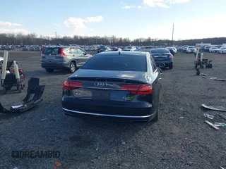 2015 Audi A8 L 4.0T with VIN WAU32AFD4FN014063, listed as a IAAI auction lot 41501970 with 158,570 mi miles. Bid and sale history available at carsss.com. Image 17.