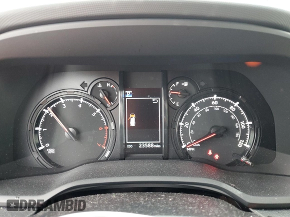 2023 Toyota 4Runner SR5 with VIN JTEMU5JR4P6100122, listed as a Copart auction lot 44984915 with 23,588 mi miles and Salvage title. Bid and sale history available at DreamBid. Image 9.