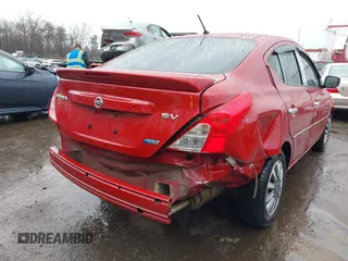2015 Nissan Versa SV with VIN 3N1CN7AP7FL828807, listed as a IAAI auction lot 41849439 with 204,234 mi miles. Bid and sale history available at carsss.com. Image 6.
