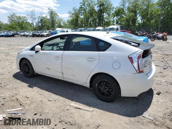 2014 Toyota Prius Four z VIN JTDKN3DU7E1754300, wystawiony jako Copart lot #56689485 z przebiegiem 184 175 mil mil oraz Czysty tytuł • Clean title. Historia ofert i sprzedaży dostępna na DreamBid. Obrazek 2.