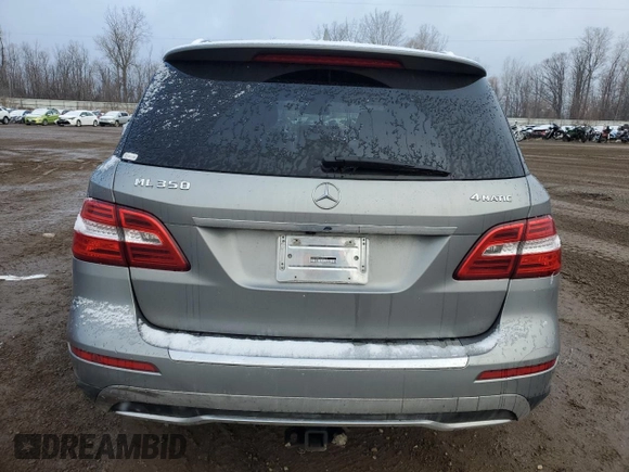 2014 Mercedes-Benz M 350 with VIN 4JGDA5HB0EA350615, listed as a Copart auction lot 85303364 with Not Provided miles and Non Repairable. Bid and sale history available at DreamBid. Image 6.