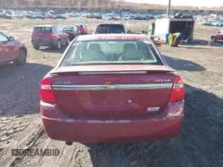 2006 Chevrolet Malibu LTZ with VIN 1G1ZU538X6F277702, listed as a IAAI auction lot 41576787 with 160,557 mi miles and . Bid and sale history available at DreamBid. Image 16.