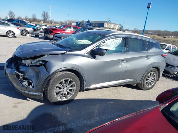 2018 Nissan Murano Platinum with VIN 5N1AZ2MH3JN138153, listed as a IAAI auction lot 41452921 with 123,643 mi miles. Bid and sale history available at carsss.com. Image 15.