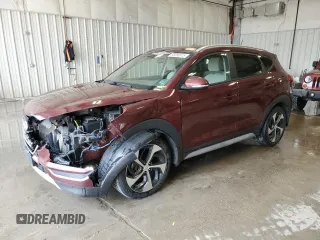 2017 Hyundai Tucson Sport z VIN KM8J3CA24HU505178, wystawiony jako Copart lot #58268315 z przebiegiem 149 627 mil mil oraz Czysty tytuł • Clean title. Historia ofert i sprzedaży dostępna na DreamBid. Obrazek 1.