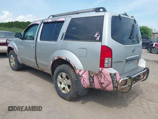 2005 Nissan Pathfinder SE with VIN 5N1AR18W45C779915, listed as a IAAI auction lot 42522452 with 260,904 mi miles and . Bid and sale history available at DreamBid. Image 3.