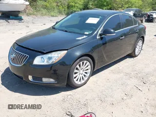 2013 Buick Regal Turbo Premium 2 with VIN 2G4GT5GV5D9250345, listed as a IAAI auction lot 42045902 with 209,766 mi miles. Bid and sale history available at carsss.com. Image 2.