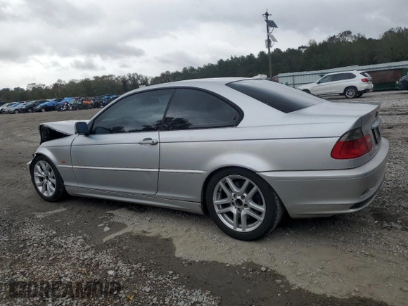 2001 BMW 3 Series 330Ci with VIN WBABN53451JU23705, listed as a Copart auction lot 79500184 with 173,057 mi miles and Salvage Title. Bid and sale history available at carsss.com. Image 2.