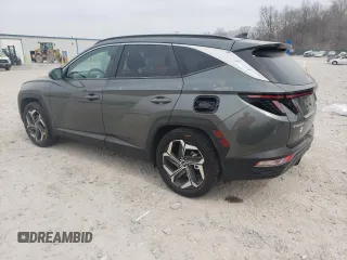 2022 Hyundai Tucson SEL with VIN 5NMJF3AE8NH059724, listed as a Copart auction lot 49106935 with 23,497 mi miles and Salvage Title. Bid and sale history available at carsss.com. Image 2.