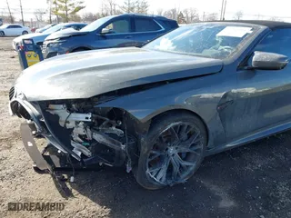 2020 BMW M8 with VIN WBSDZ0C06LBM09446, listed as a IAAI auction lot 41512994 with 25,745 mi miles. Bid and sale history available at carsss.com. Image 6.