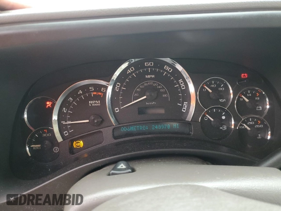 2005 Cadillac Escalade ESV z VIN 3GYFK66N65G216037, wystawiony jako Copart lot #48566035 z przebiegiem 248 970 mil mil oraz Szkody całkowita. Historia ofert i sprzedaży dostępna na DreamBid. Obrazek 9.