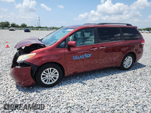 2012 Toyota Sienna XLE AAS с VIN 5TDYK3DC9CS242080, выставлен на аукционе Copart как лот 58374845 с пробегом 152 411 миль миль и Списание • Salvage title. История ставок и продаж доступна на DreamBid. Изображение 1.
