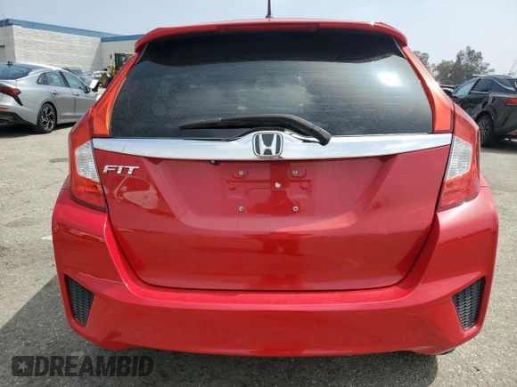 2015 Honda Fit EX-L with VIN 3HGGK5H87FM701108, listed as a Copart auction lot 55536945 with 57,519 mi miles and Salvage title. Bid and sale history available at DreamBid. Image 6.