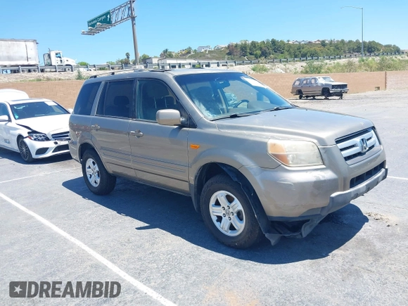 2008 Honda Pilot VP with VIN 5FNYF28278B022366, listed as a IAAI auction lot 42222842 with 143,390 mi miles and . Bid and sale history available at DreamBid. Image 1.