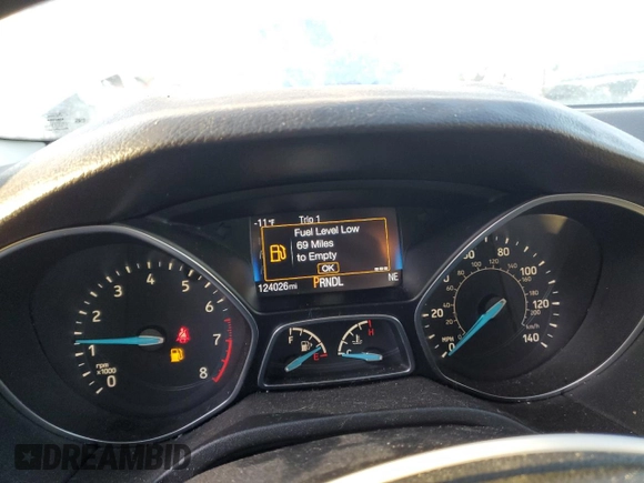 2017 Ford Focus SE with VIN 1FADP3F27HL226219, listed as a Copart auction lot 83667754 with 124,026 mi miles and Salvage Title. Bid and sale history available at carsss.com. Image 9.