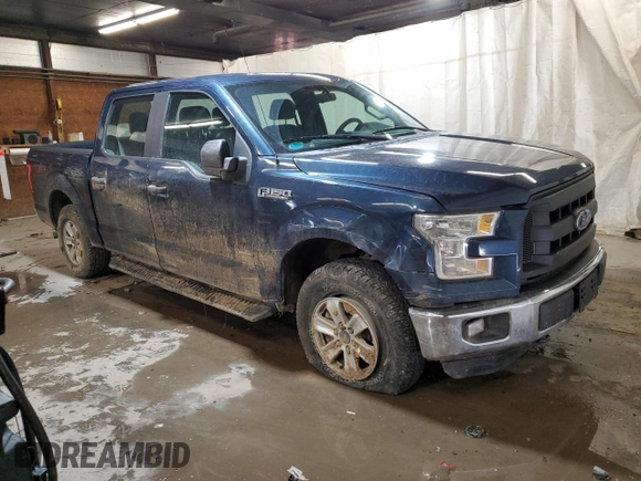 2015 Ford F-150 XLT with VIN 1FTEW1EP2FFC73690, listed as a Copart auction lot 61154355 with 145,389 mi miles and Salvage title. Bid and sale history available at DreamBid. Image 4.