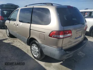 2002 Toyota Sienna CE with VIN 4T3ZF19C42U443467, listed as a Copart auction lot 75106184 with 0 mi miles and Non Repairable. Bid and sale history available at carsss.com. Image 2.